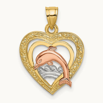w/ Dolphin In Heart Charm — photo set