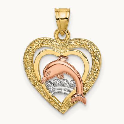 w/ Dolphin In Heart Charm — photo set