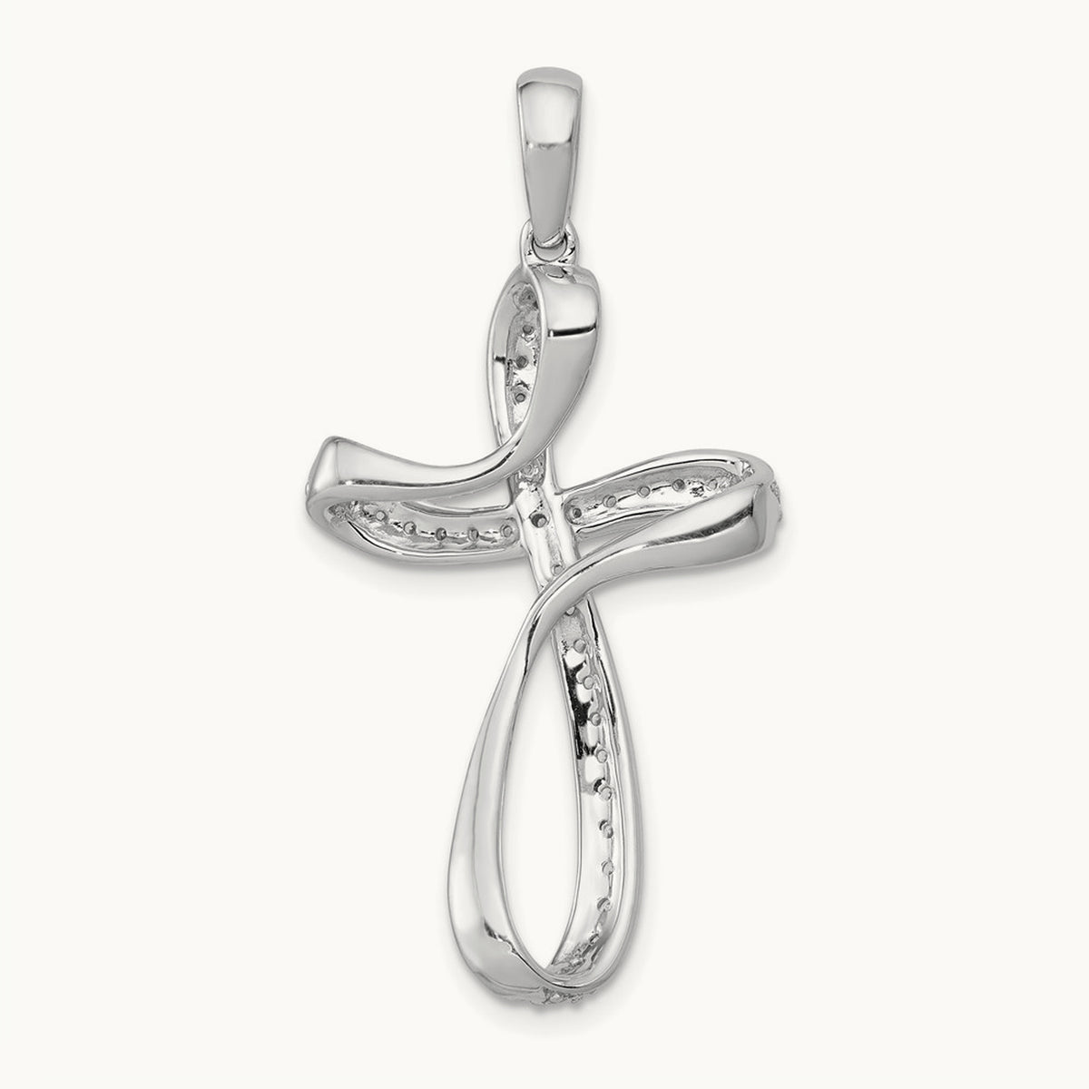 1/5ct. Diamond Cross Pendant — photo set