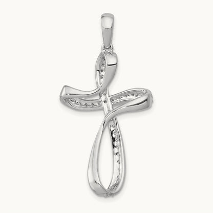 1/5ct. Diamond Cross Pendant — photo set