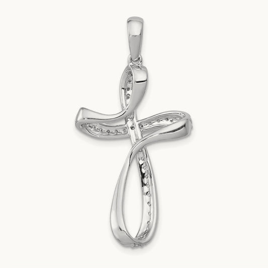 1/5ct. Diamond Cross Pendant — photo set