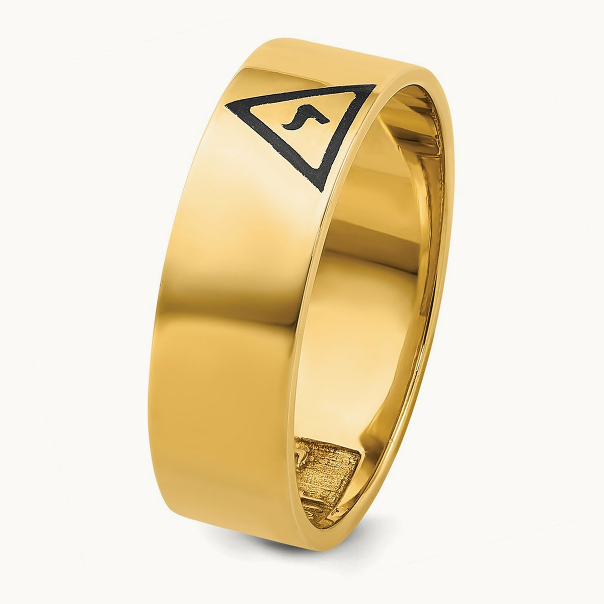 IBGoodman Men's Enameled 14th Degree Grand Elect Masonic Ring, 14K