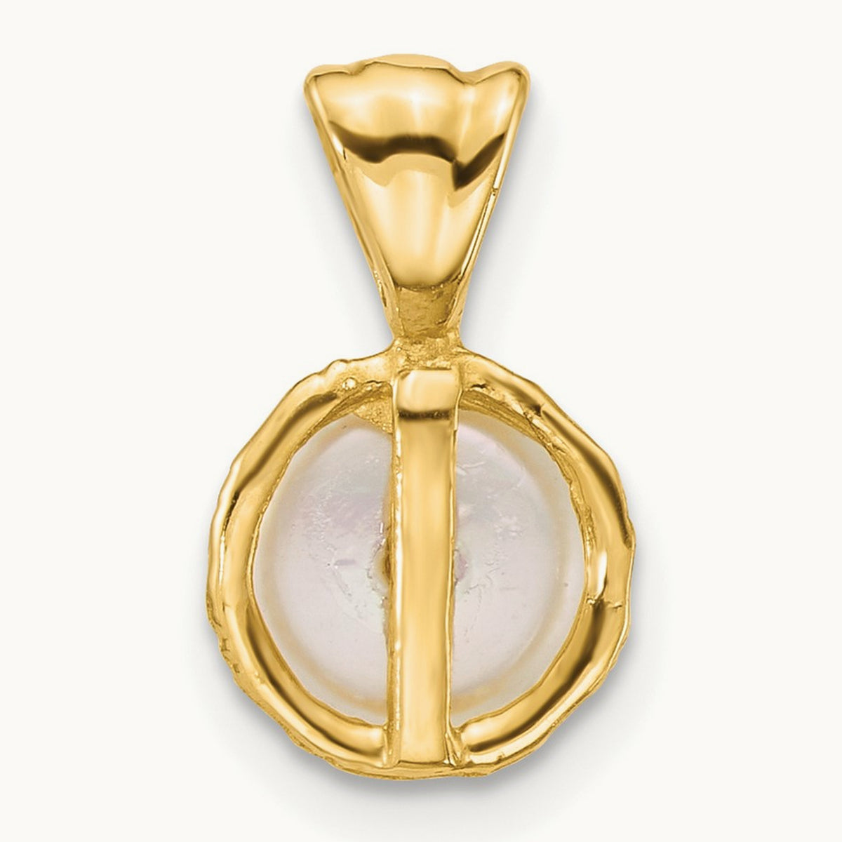 Polished 7- Button Freshwater Cultured Pearl Pendant, 14K
