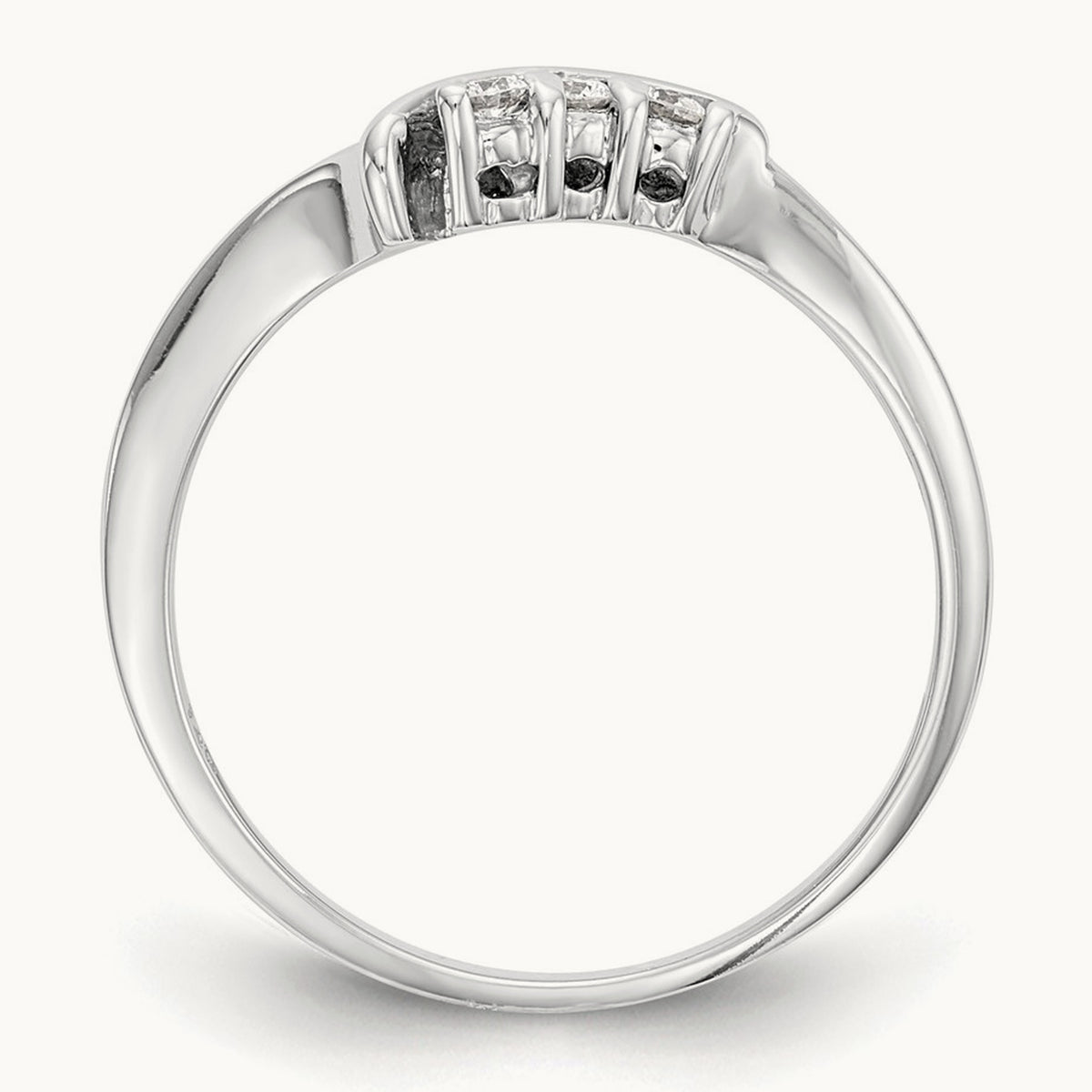 Diamond Wedding Band, 14K White Gold