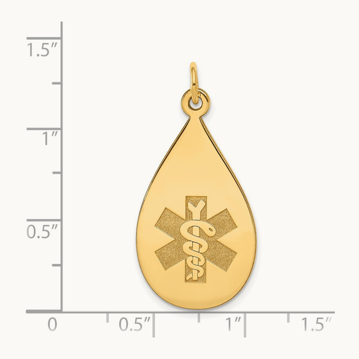 Medical Jewelry Unenameled Pendant — photo set
