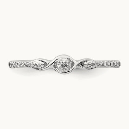 Polished Fancy Diamond Ring, 14K White Gold