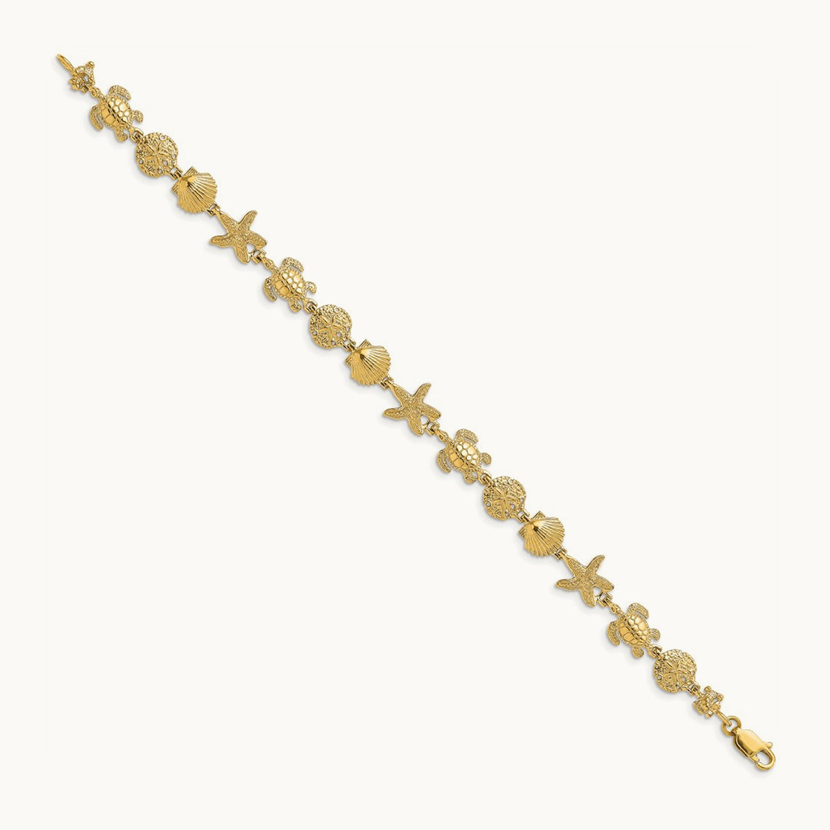 Sea Life Bracelet, 14K