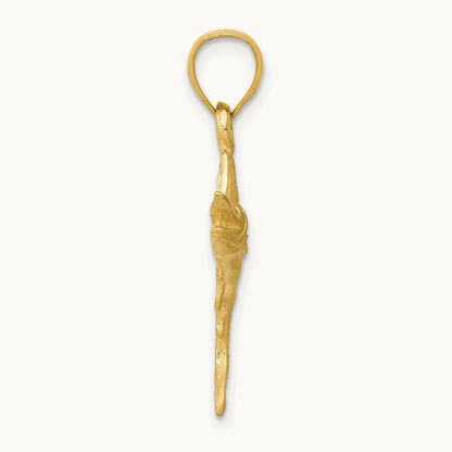 Sailfish Pendant, 14K