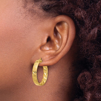 Polished and D/C Hoop Earrings — Leslie's — photo set
