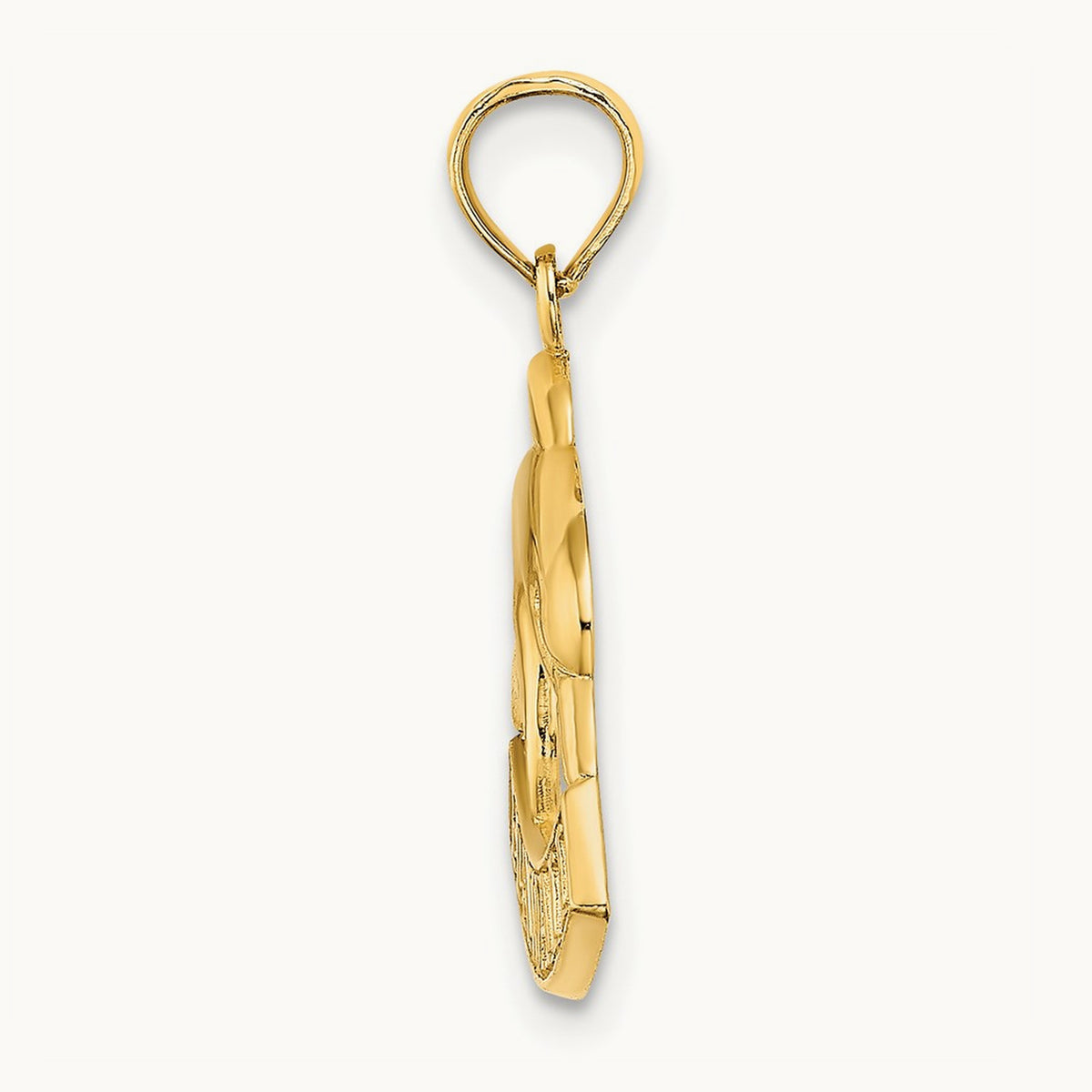 HAWAII Dolphin Charm, 14K