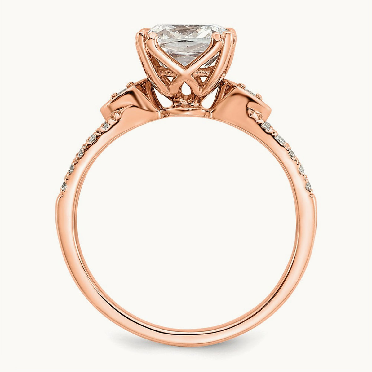 Cushion Semi-Mount Engagement Ring — 1 1/2 ct, 7
