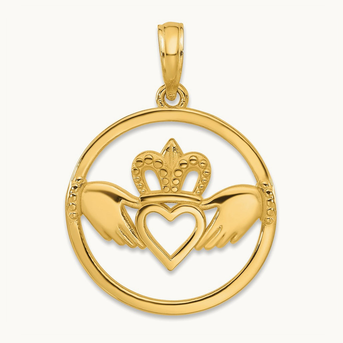 Claddagh Circle Pendant — photo set