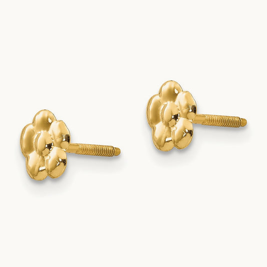 Madi K Flower Post Earrings, 14K