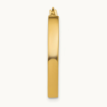 Single 14K Medium Hoop Earring, 3mm