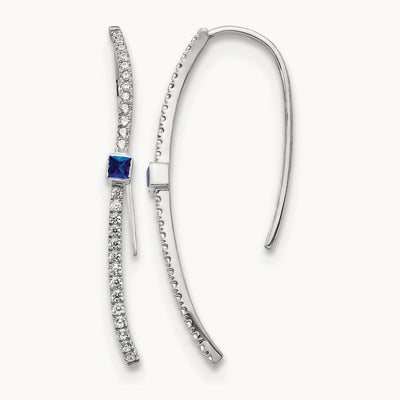 Diamond and Sapphire Earrings — photo set