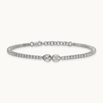 With Ext. Tennis Bracelet, 2.75 ct tw Lab-Grown Diamond