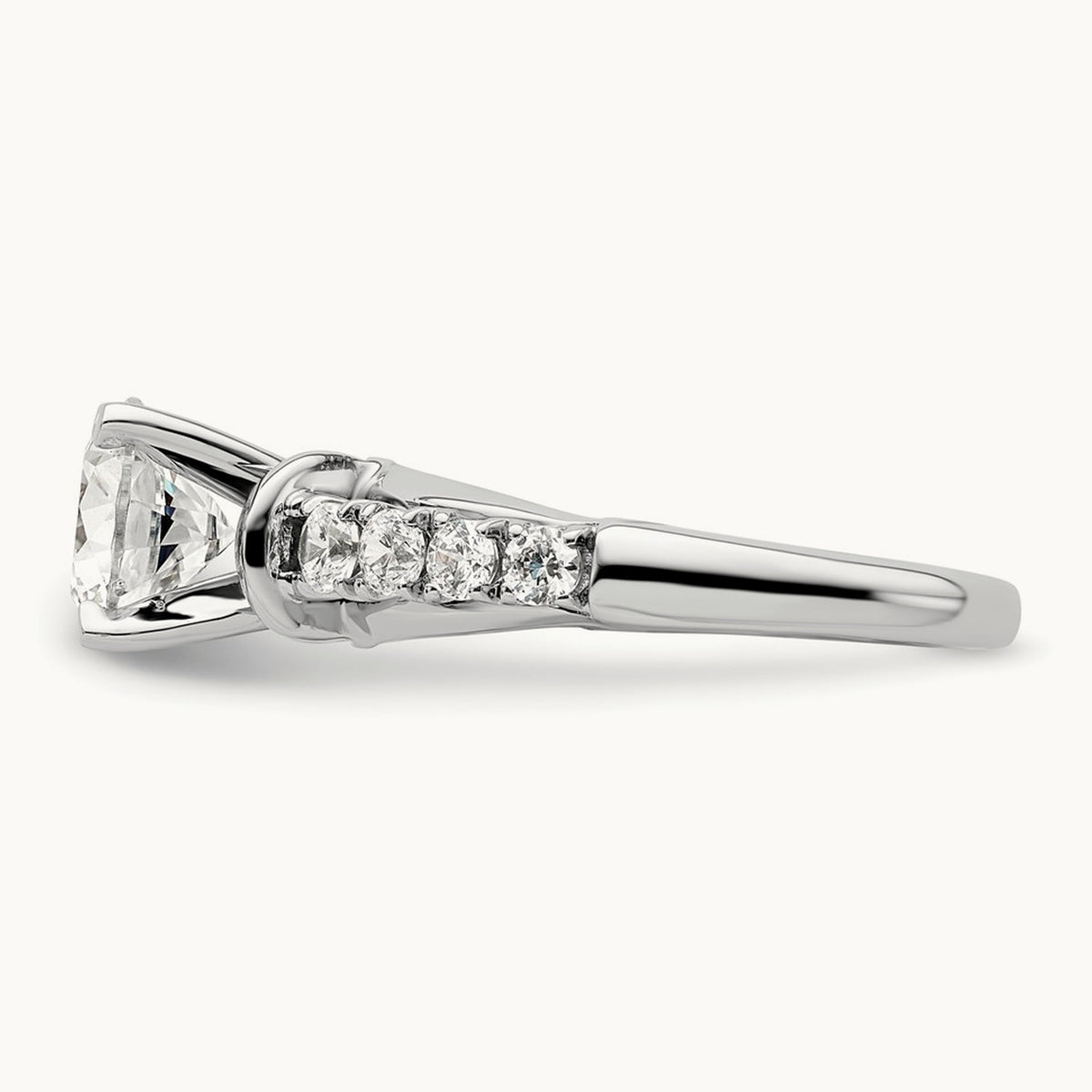Semi-Mount Engagement Ring, 0.50 ct tw Lab-Grown Diamond