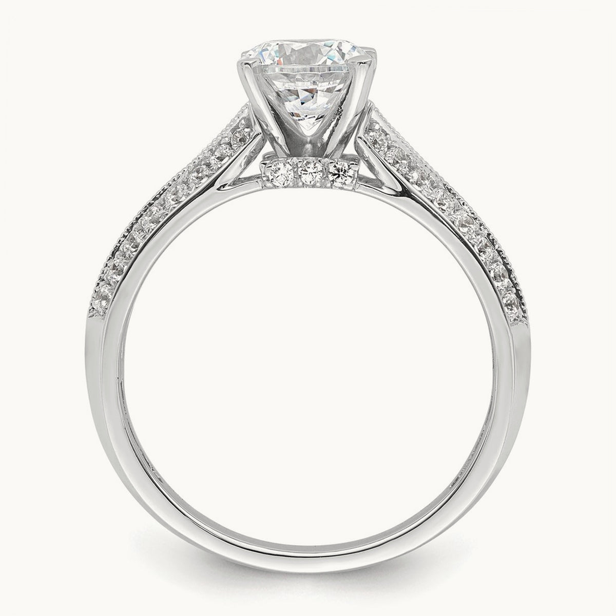 Semi-Mount Engagement Ring, 0.25 ct tw