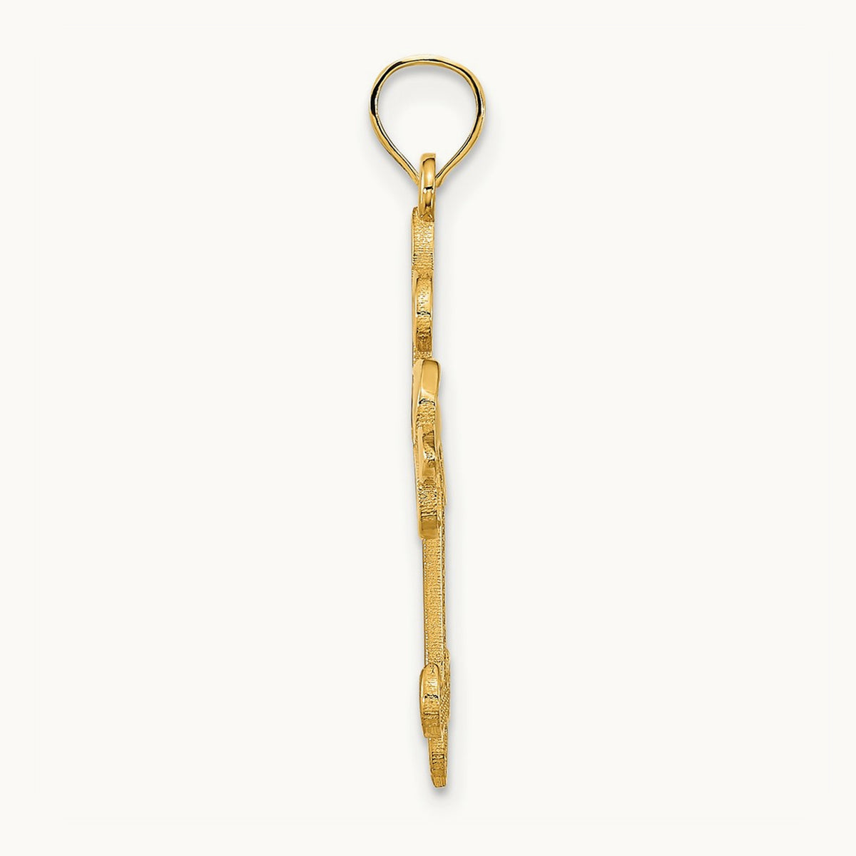 Cross Charm, 14K Yellow Gold