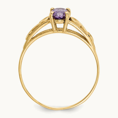 Madi K Synthetic Amethyst Ring, 14K