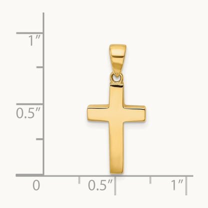 Cross Pendant, 14K