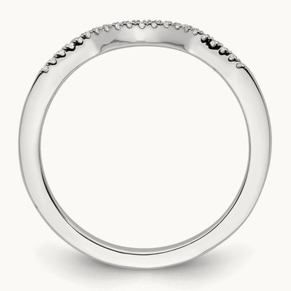 Diamond Band, 14K White Gold