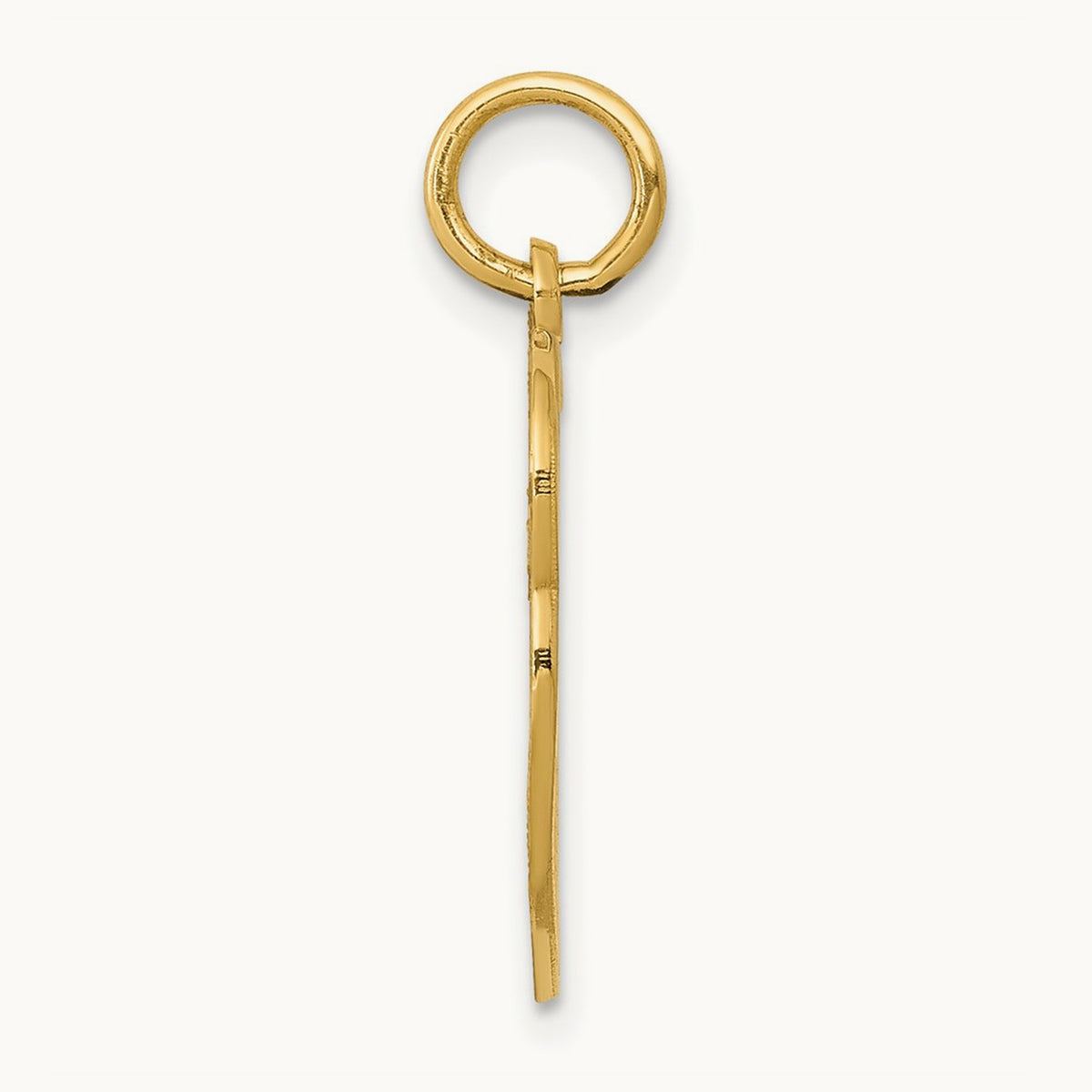Polished Double Heart Pendant, 14K
