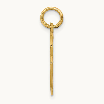 Polished Double Heart Pendant, 14K