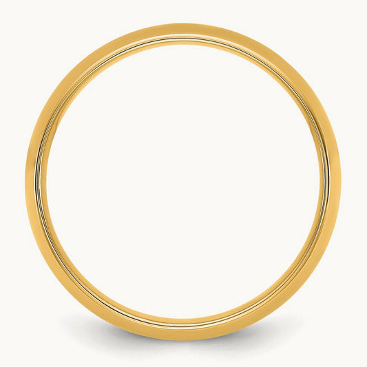 Lightweight Comfort Fit Band, 6.5mm, 10K Yellow Gold