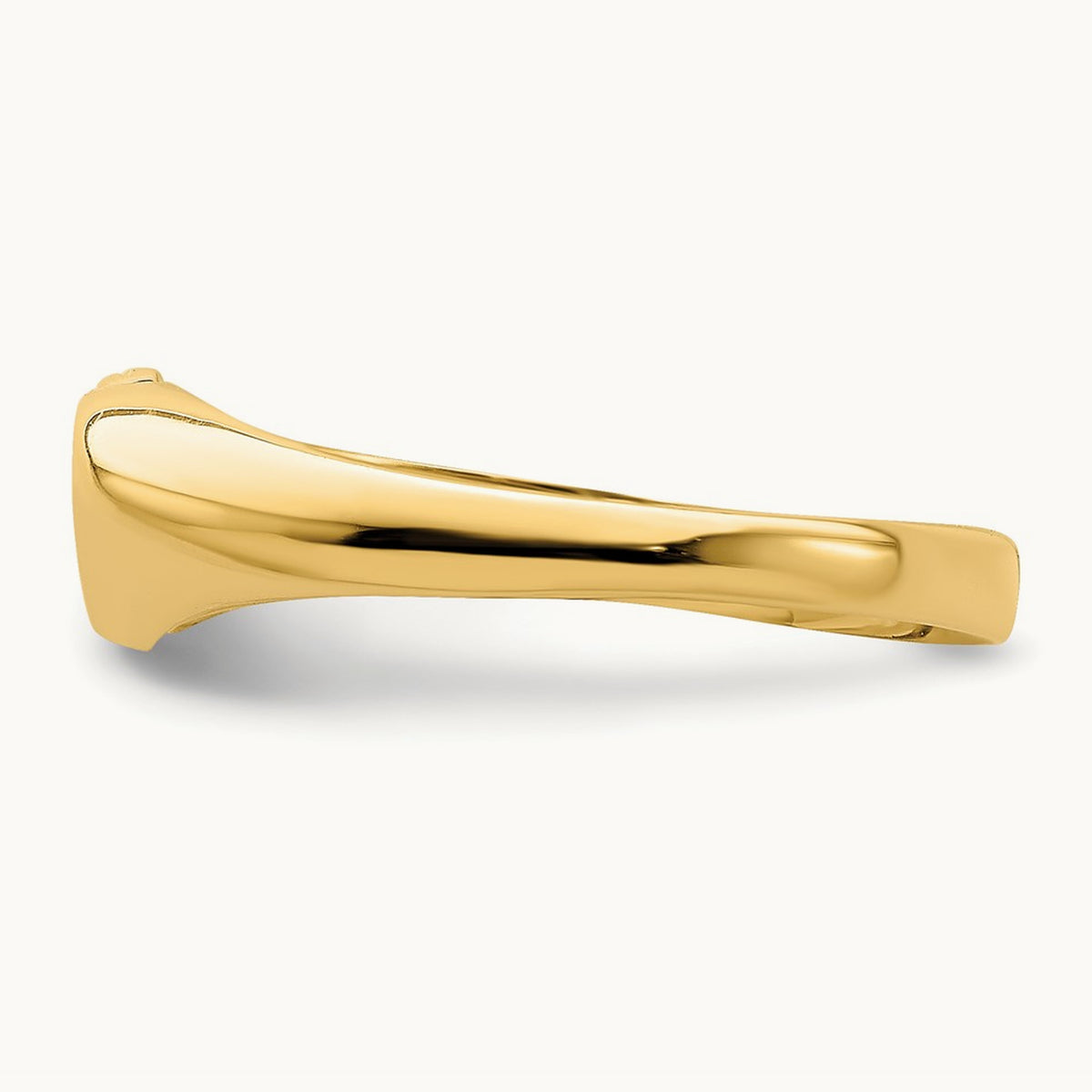 Double Heart Cut-Out Ring, 14K