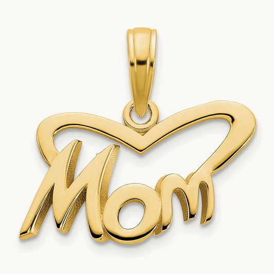 MOM Heart Pendant — photo set