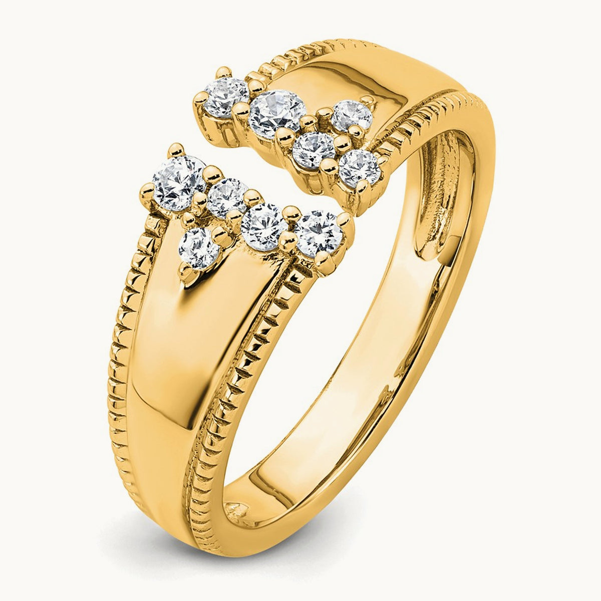 Fashion Ring, 0.25 ct tw Lab-Grown Diamond — 14K Yellow Gold