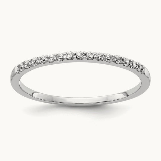 Diamond Band, 14K White Gold