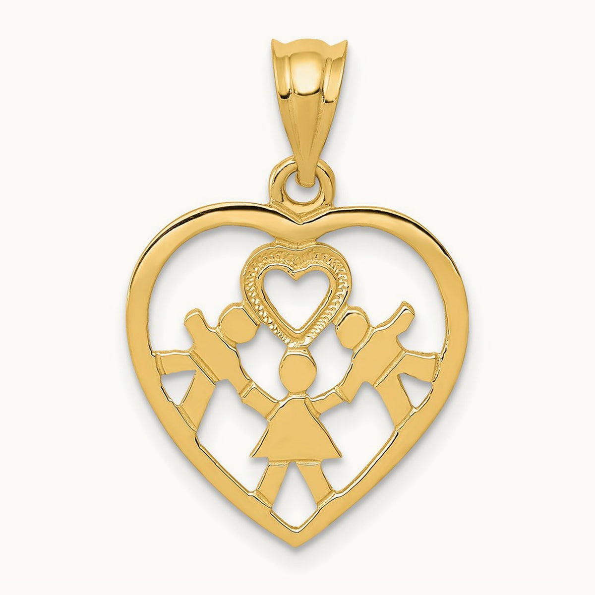 Heart Charm, 14K
