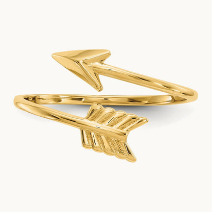 Polished Arrow Ring, 14K