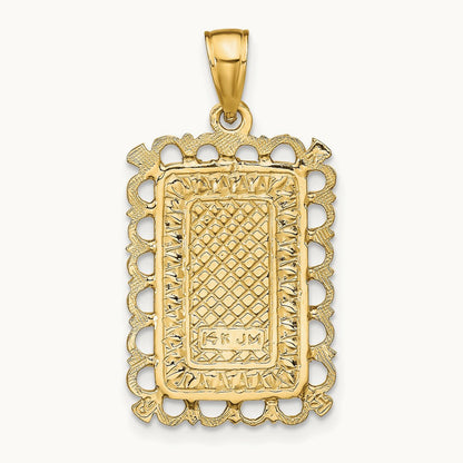 Jack of Hearts Pendant, 14K