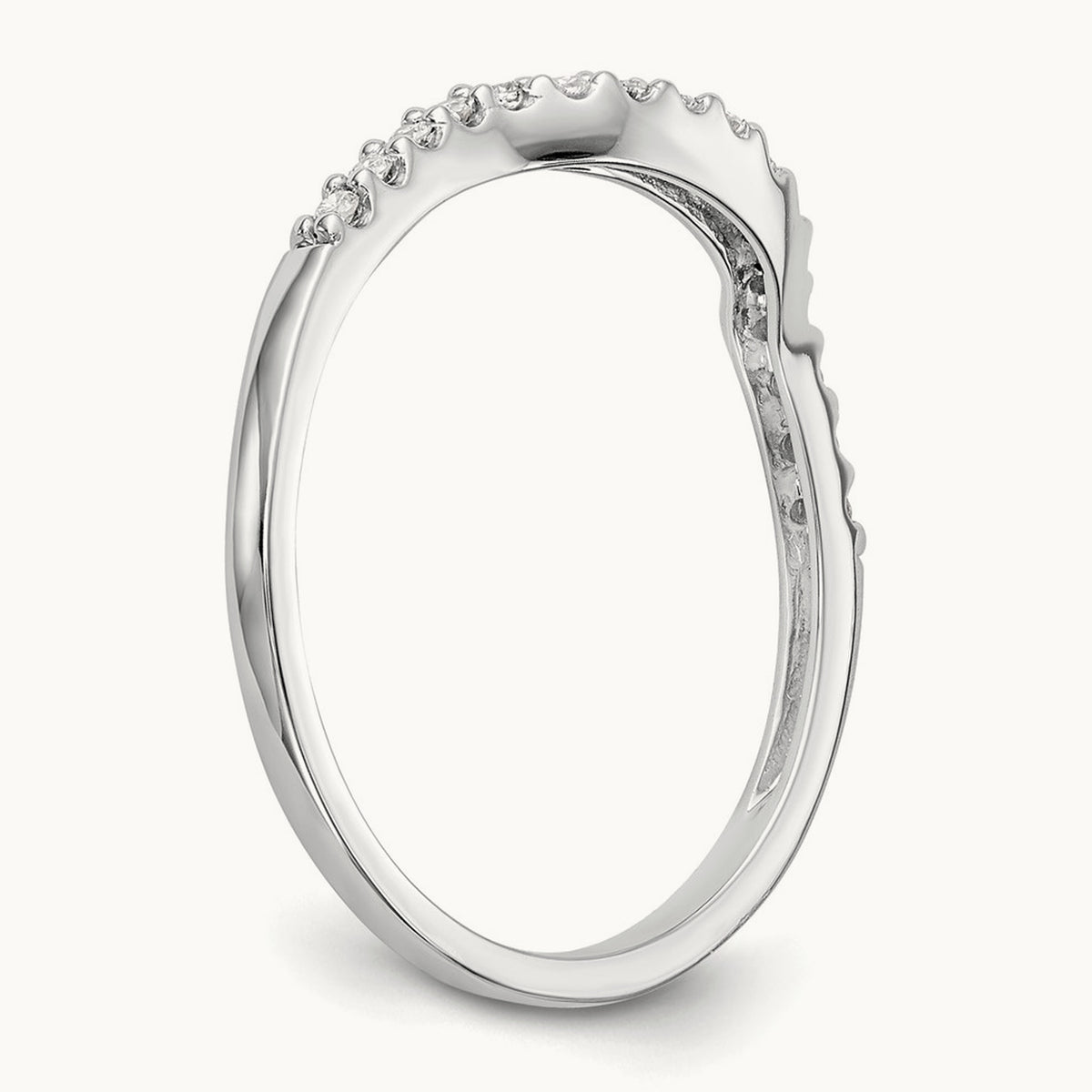 Diamond Band, 14K White Gold