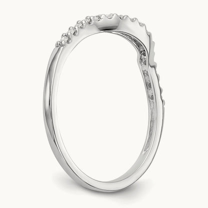 Diamond Band, 14K White Gold