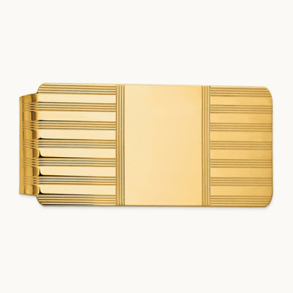 Men's Polished Money Clip, 14K