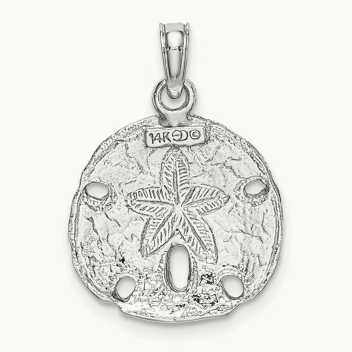 Polished Sand Dollar Pendant