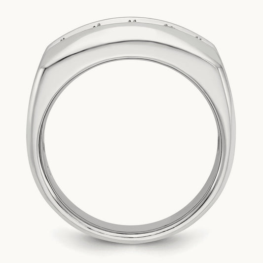 5 Stone Men's Ring, 1.00 ct tw Lab-Grown Diamond