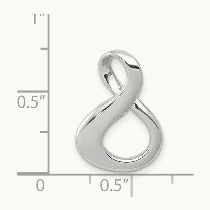 Slide, 14K White Gold