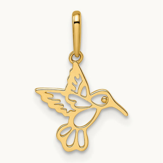 Madi K Hummingbird Pendant, 14K