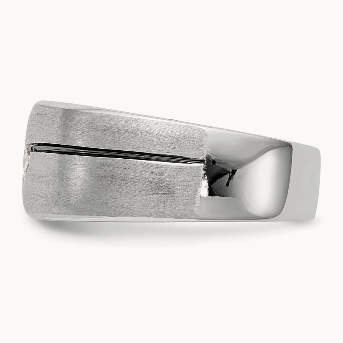 Enameled Men's Ring, 0.20 ct tw