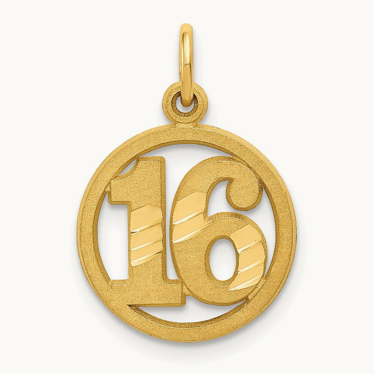 #16 in A Circle Pendant, 14K