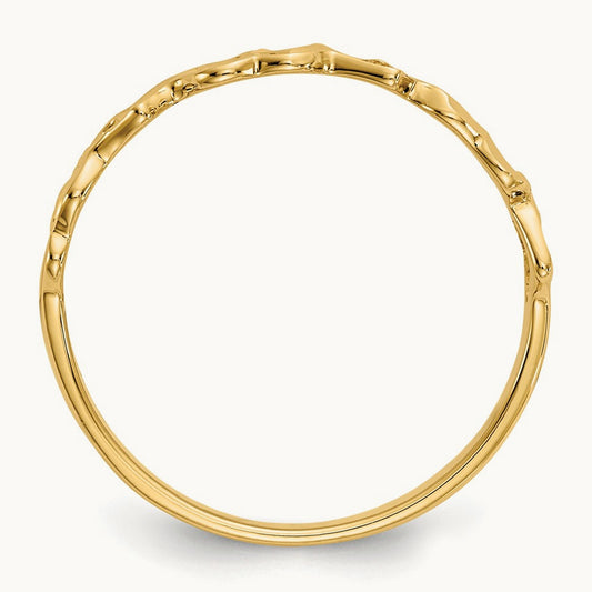 Heart Ring — 14K Yellow Gold