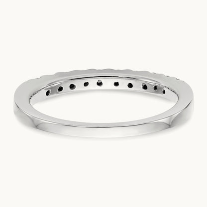 Diamond Wedding Band, 14K White Gold