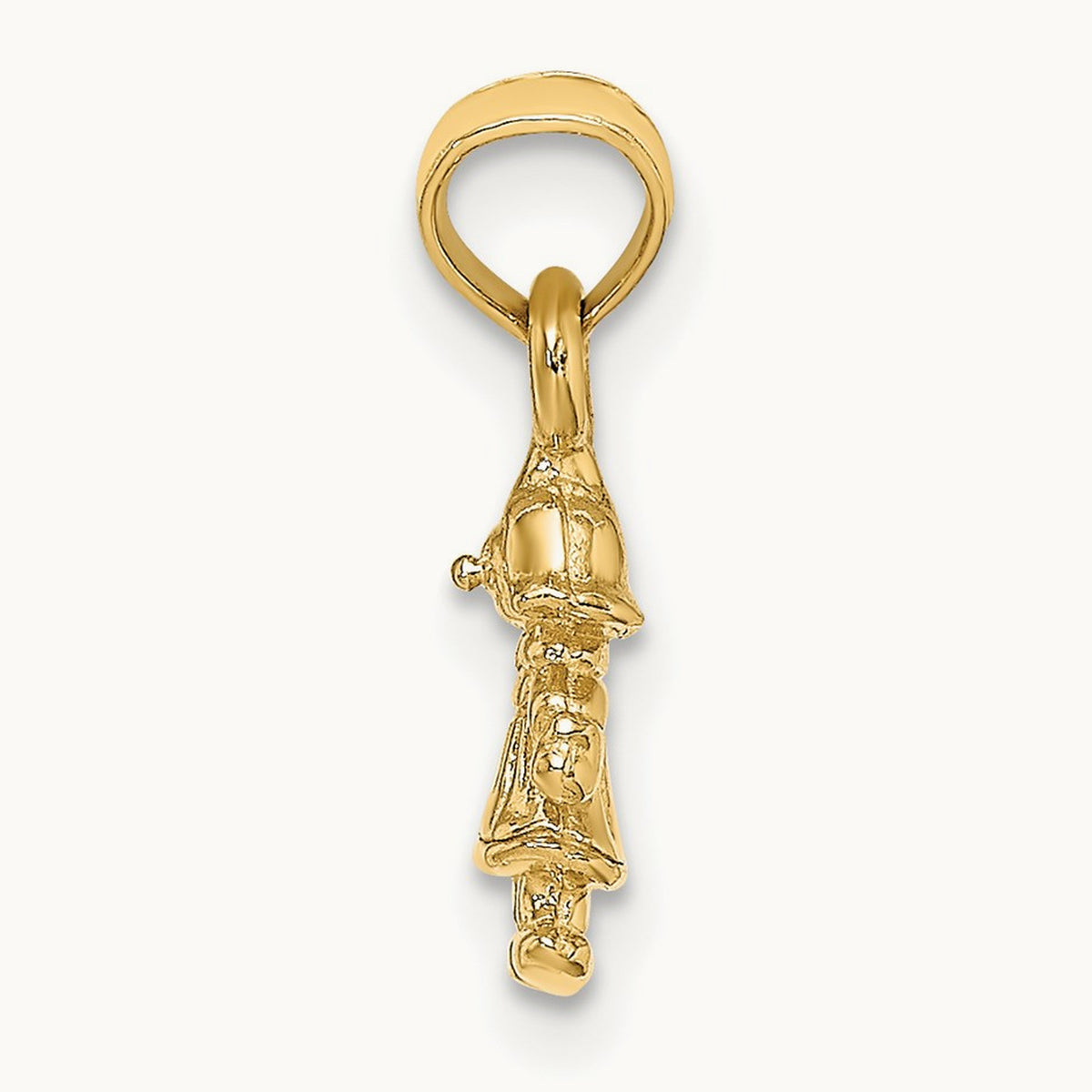 3-D MINI DOLL Charm, 14K
