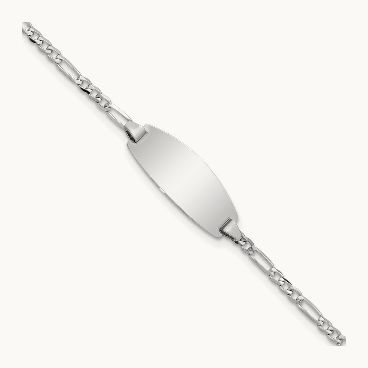 Oval Figaro ID Bracelet