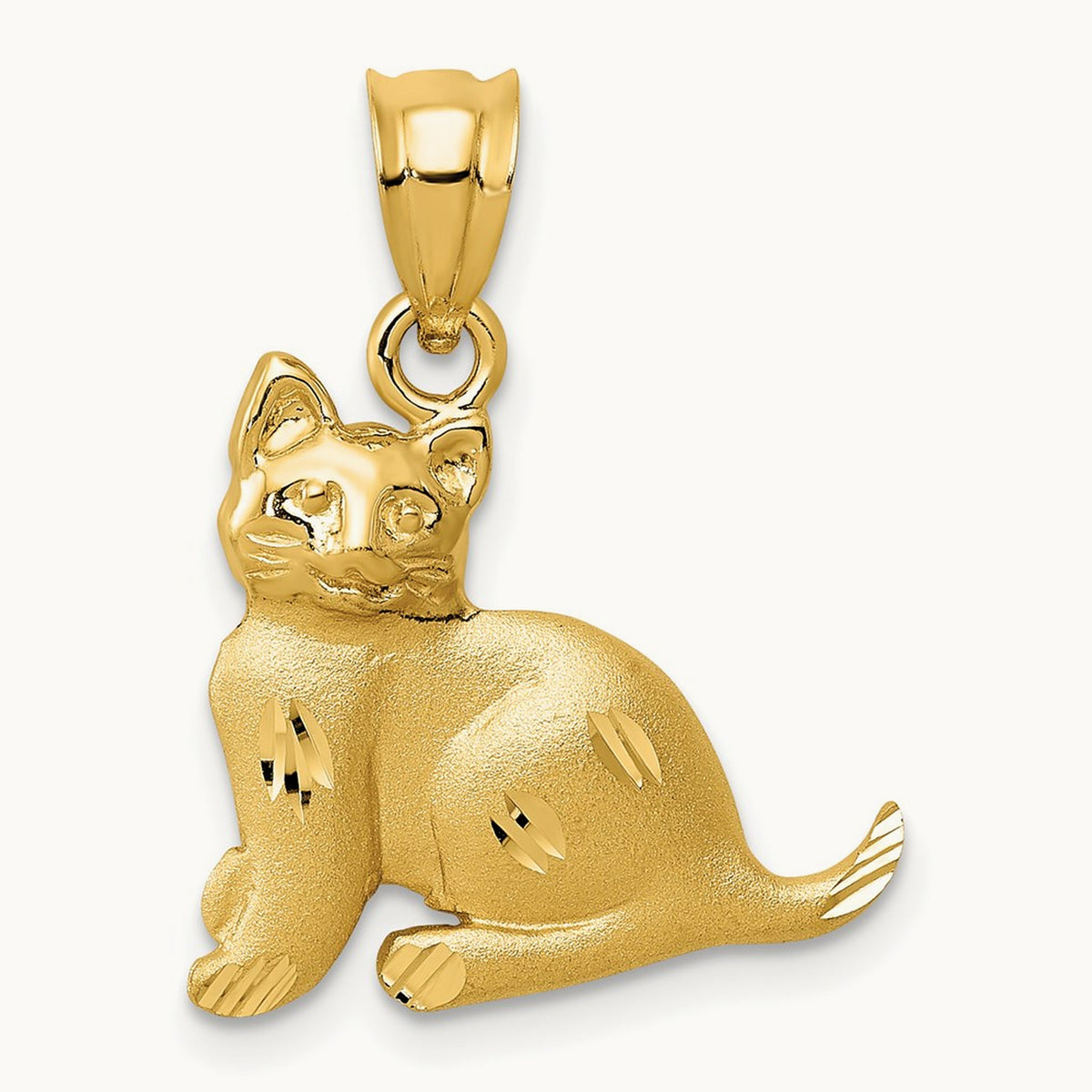Cat Charm, 14K